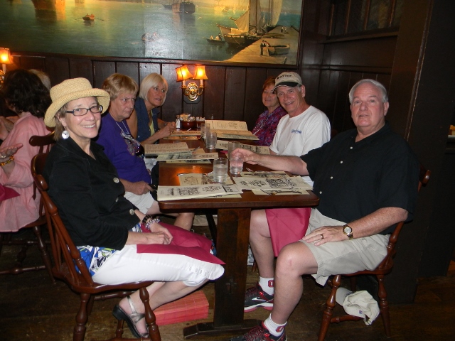 At Ye Olde Oyster House, Boston